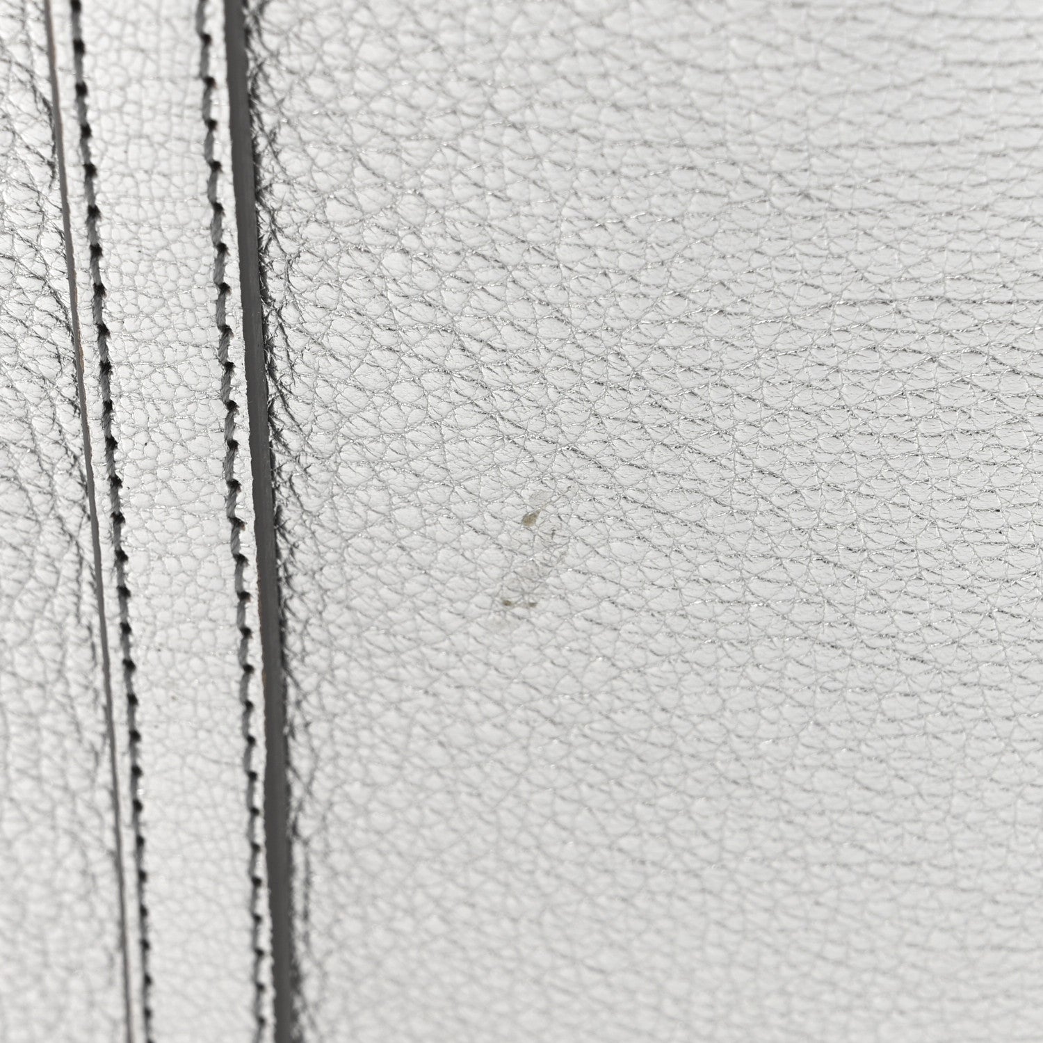 Balenciaga Metallic Goatskin Logo XXS Everyday Tote Argent Black 12 of 12