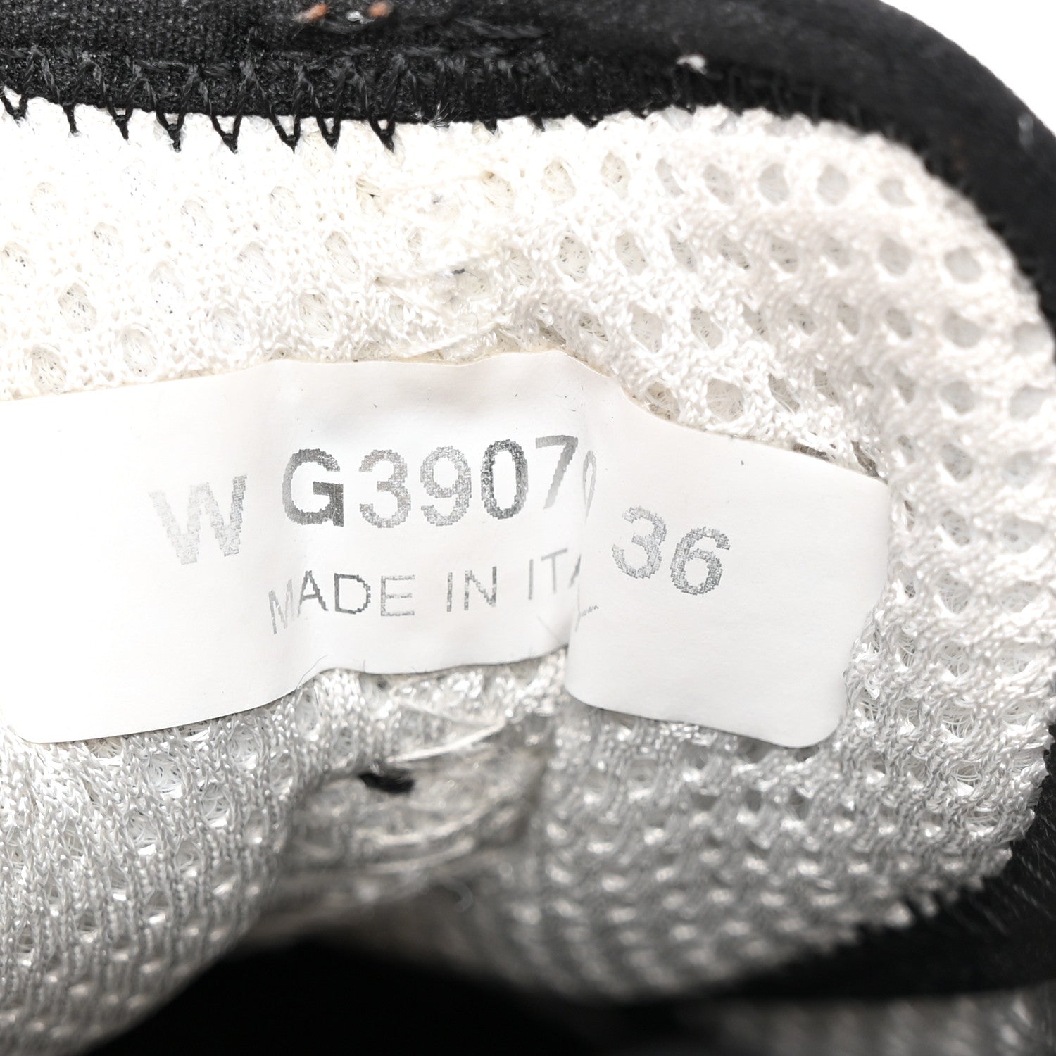 Chanel Velvet Calfskin Mixed Fibers CC Sneakers 36 Ivory Black 10 of 16