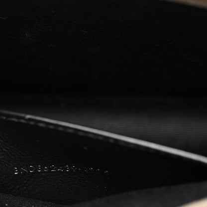 Saint Laurent Grain De Poudre Matelasse Chevron Monogram Envelope Chain Wallet Light Taupe 7 of 12