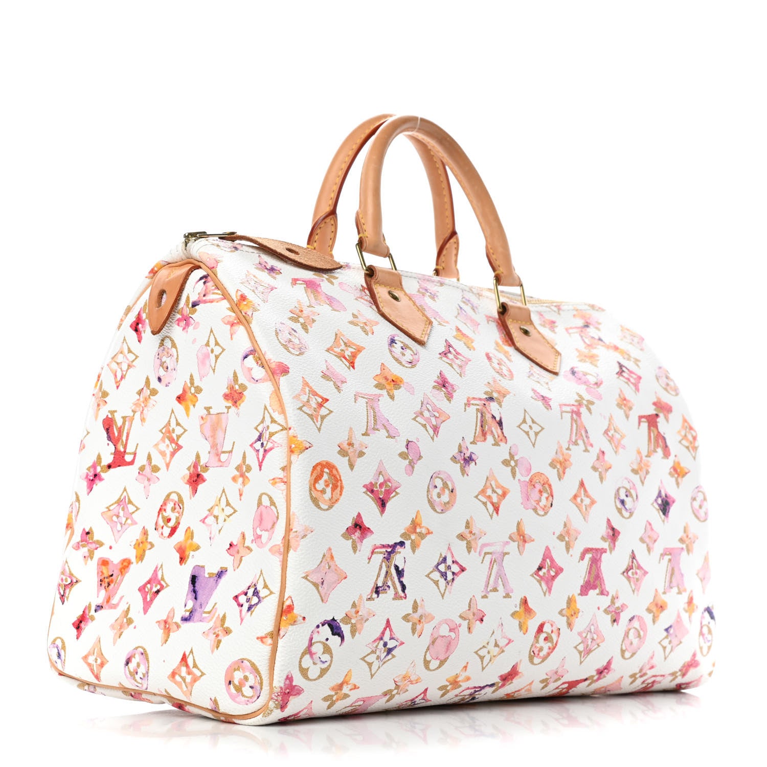Louis Vuitton Watercolor Aquarelle Speedy 35 White 2 of 4