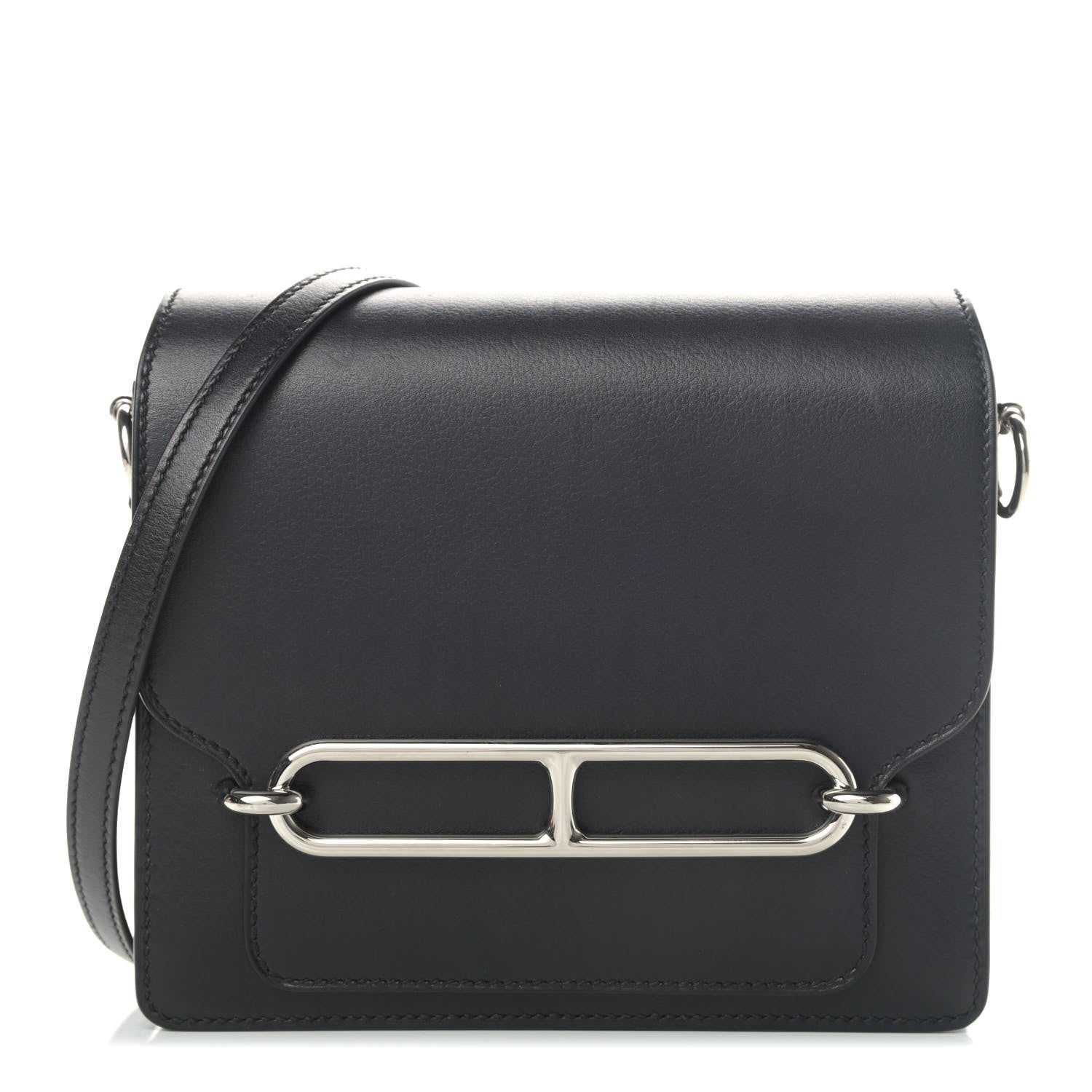 Hermes Evergrain Mini Sac Roulis Black 1 of 4