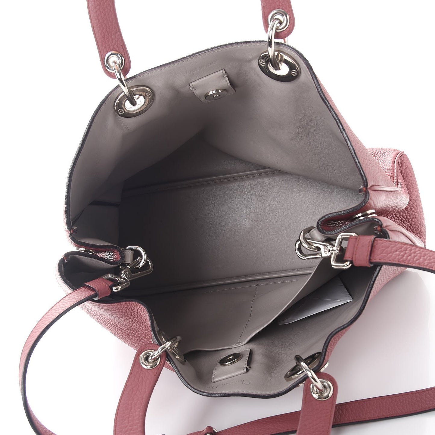 Bullcalf Large Diorissimo Tote Dark Pink
