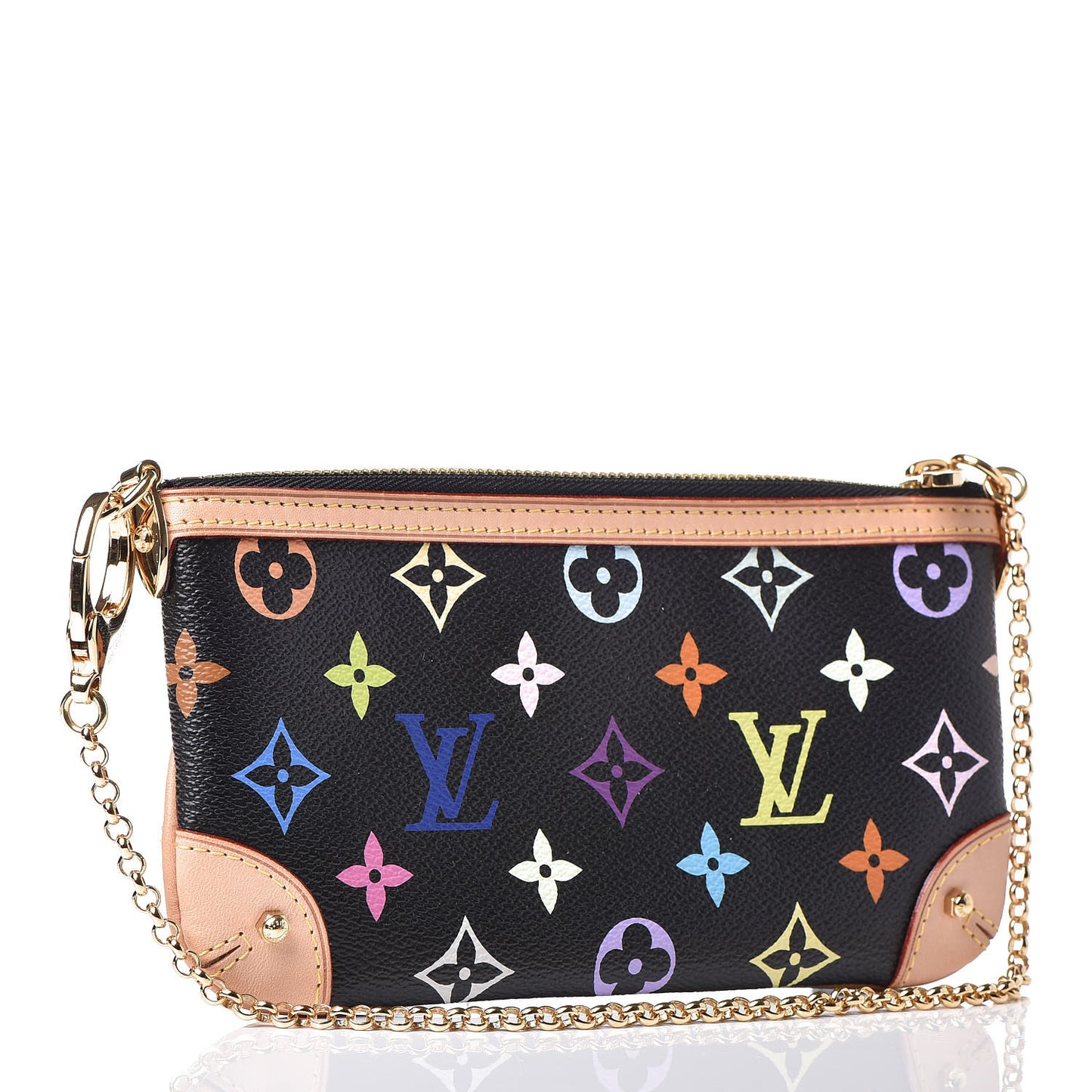 Monogram Multicolor Pochette Milla MM Black