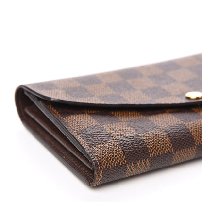 Louis Vuitton Damier Ebene Sarah Wallet NM 6 of 8