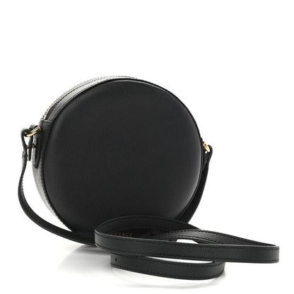 Versace Calfskin La Medusa Round Camera Bag Black 3 of 9