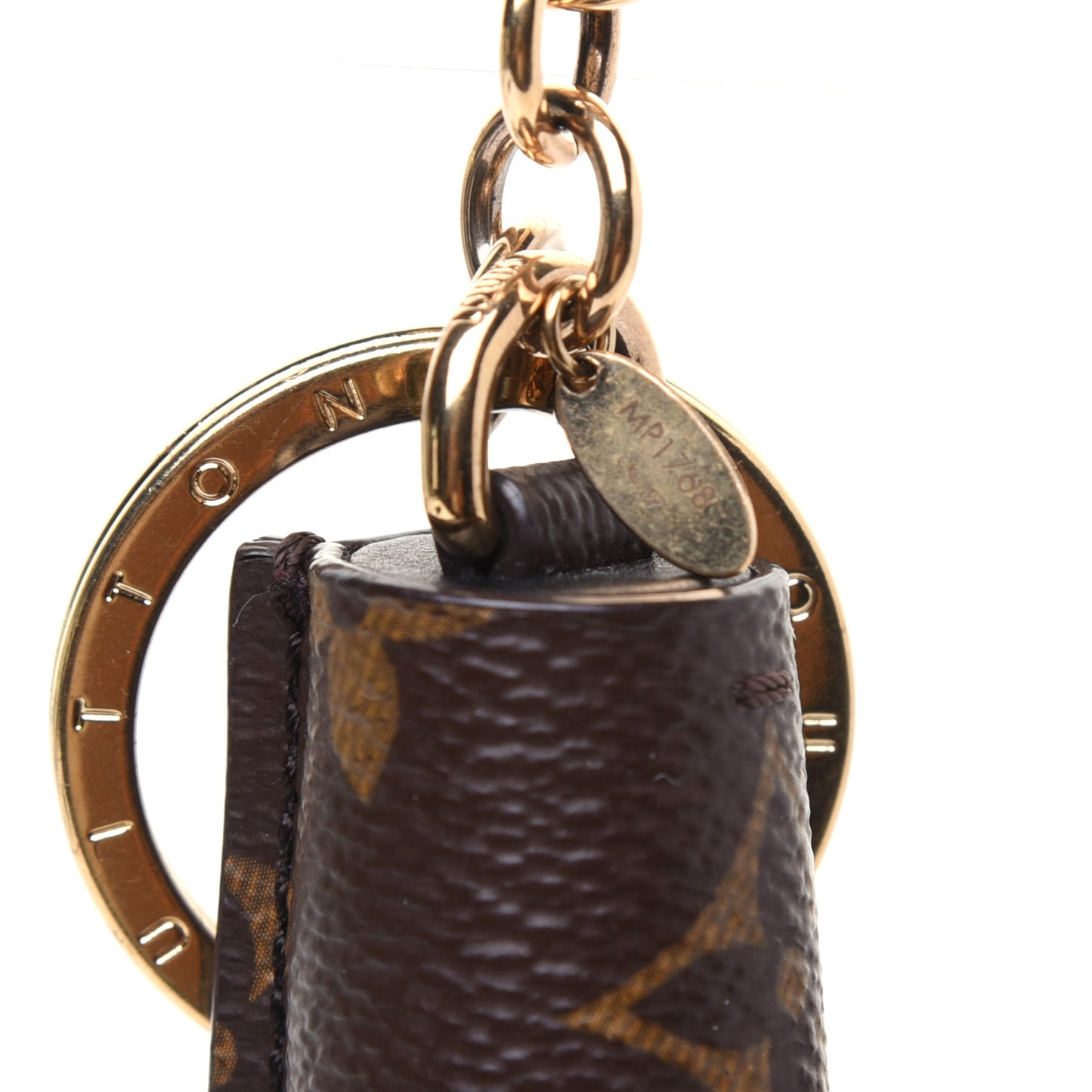 Monogram Tassel Bag Charm