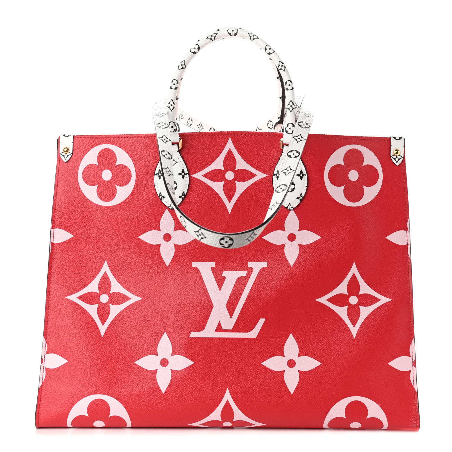 Louis Vuitton Monogram Giant Onthego GM Rouge Rose 1 of 14