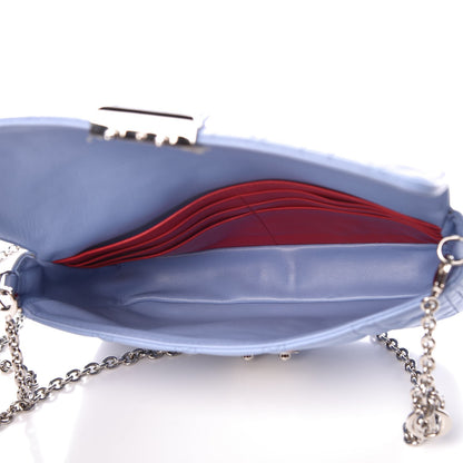 Christian Dior Lambskin Cannage Miss Dior Promenade Pouch Powder Blue 5 of 7