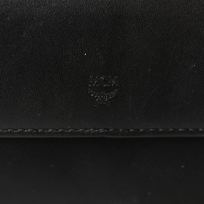 MCM Visetos Chain Wallet Crossbody Black 6 of 14