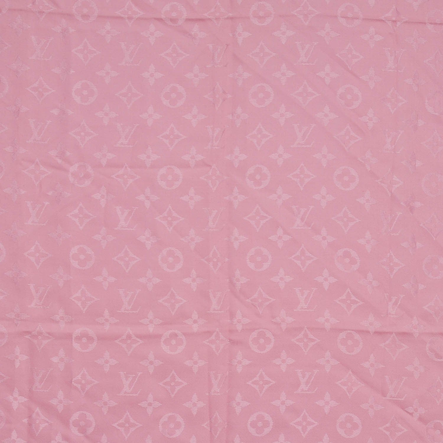 Louis Vuitton Silk Wool Monogram Shawl Pink 1 of 10