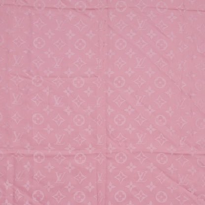 Louis Vuitton Silk Wool Monogram Shawl Pink 1 of 10