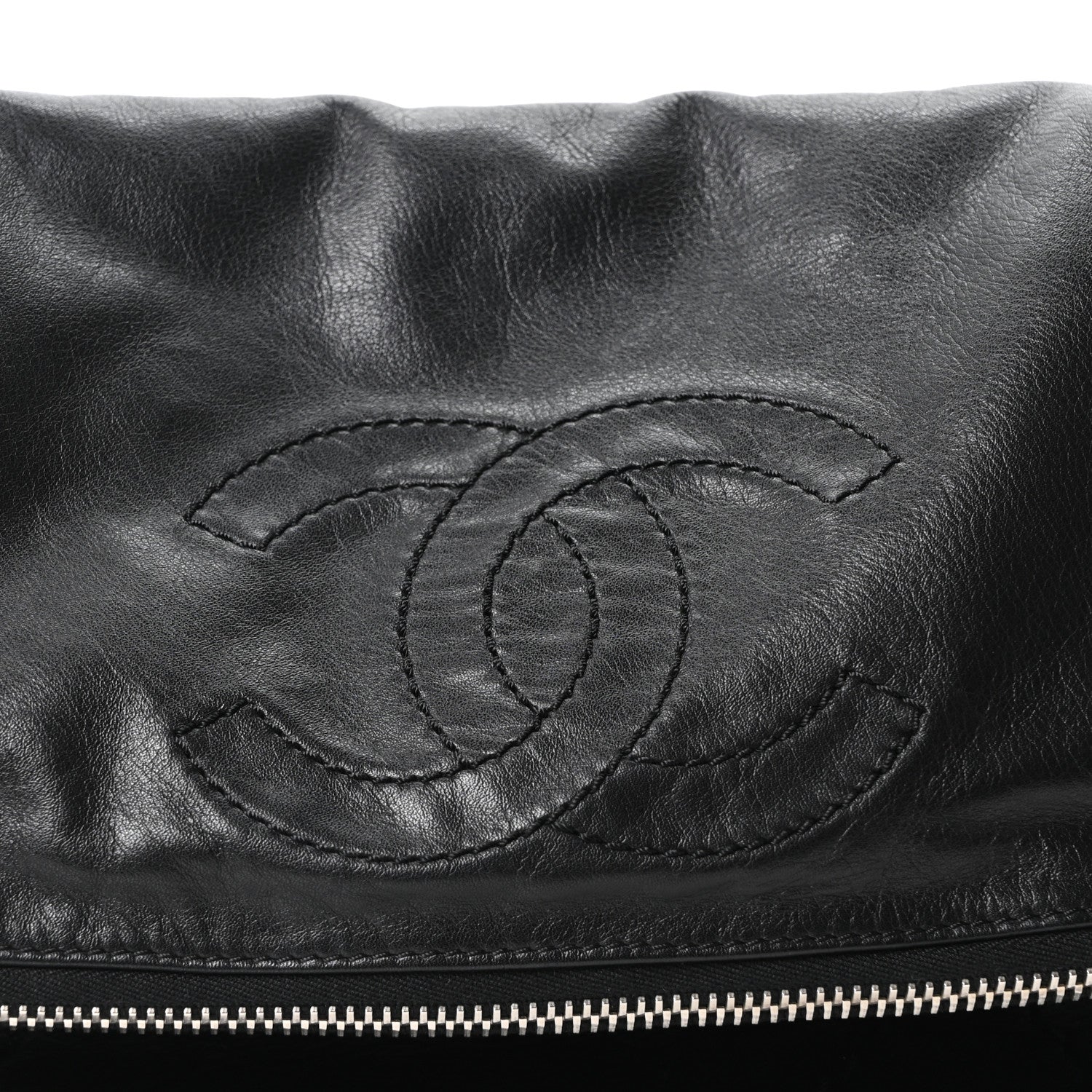 Chanel Calfskin Expandable Flap Black 7 of 9