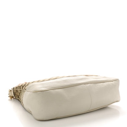 Gucci Monogram Medium Diana Bamboo Shoulder Bag Off White 4 of 12