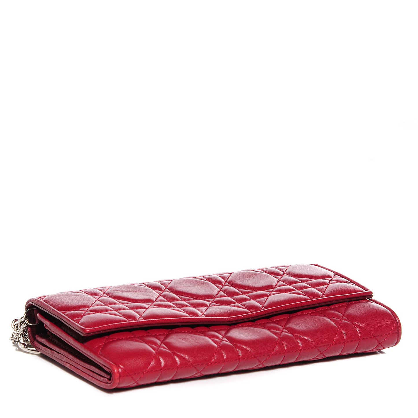 Lambskin Cannage Rendezvous Chain Wallet