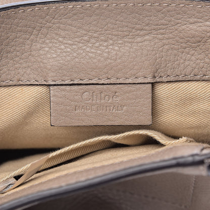 Chloe Suede Calfskin Mini Faye Backpack Motty Grey 6 of 12