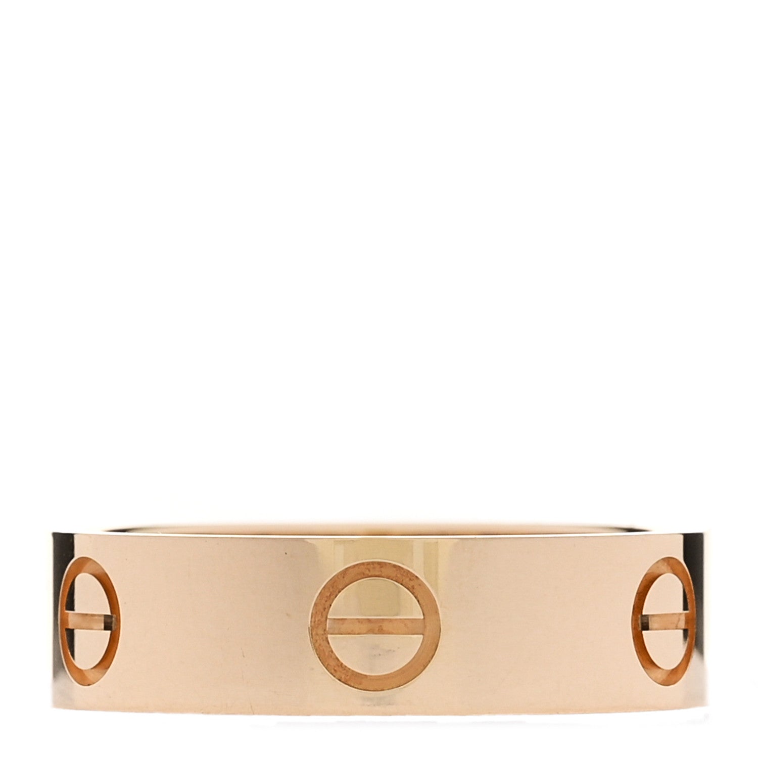 Cartier 18K Yellow Gold 5.5mm LOVE Ring 58 8.5 1 of 5