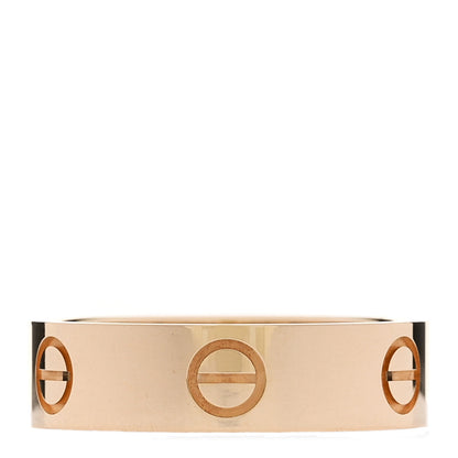Cartier 18K Yellow Gold 5.5mm LOVE Ring 58 8.5 1 of 5