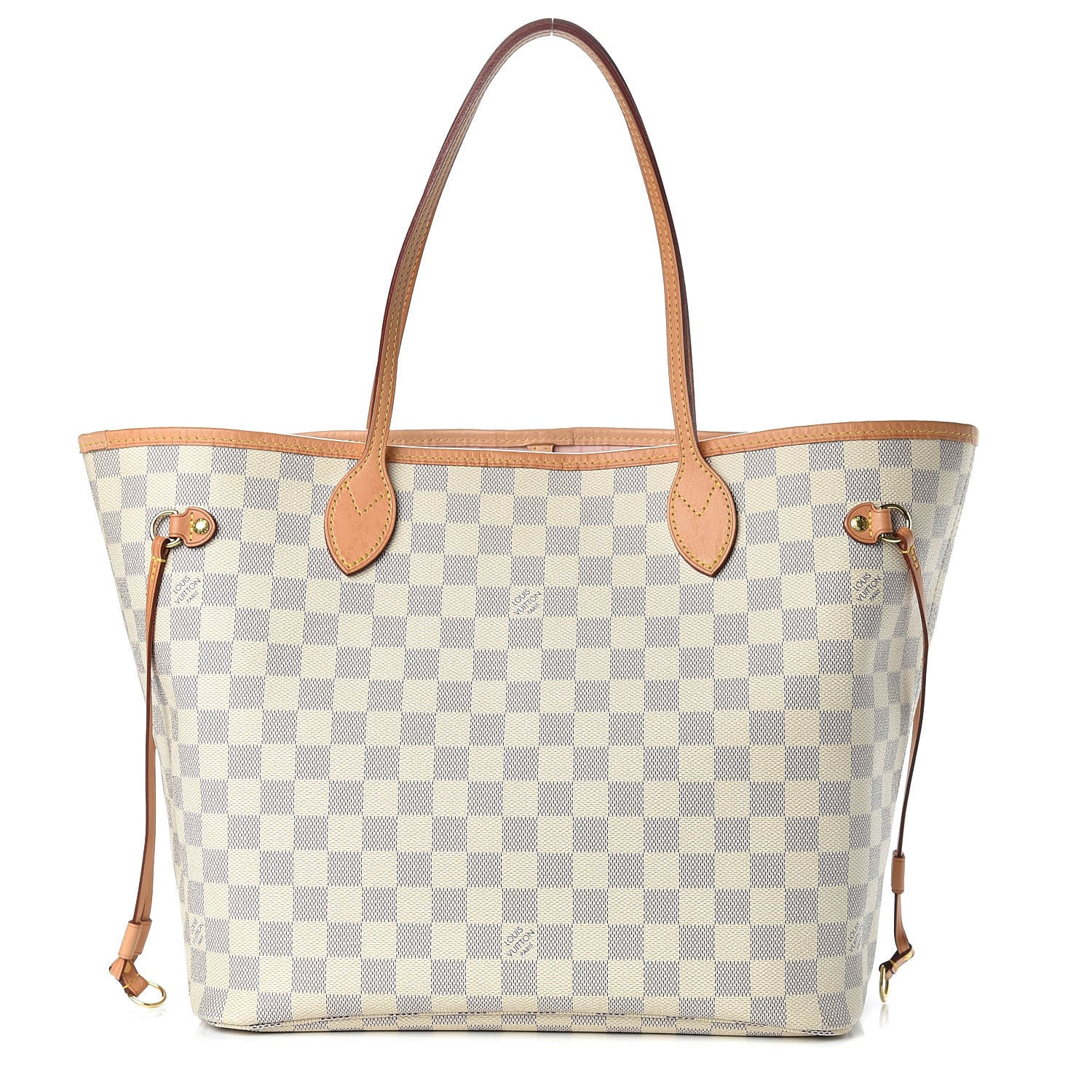 Louis Vuitton Damier Azur Neo Neverfull MM Rose Ballerine 1 of 20