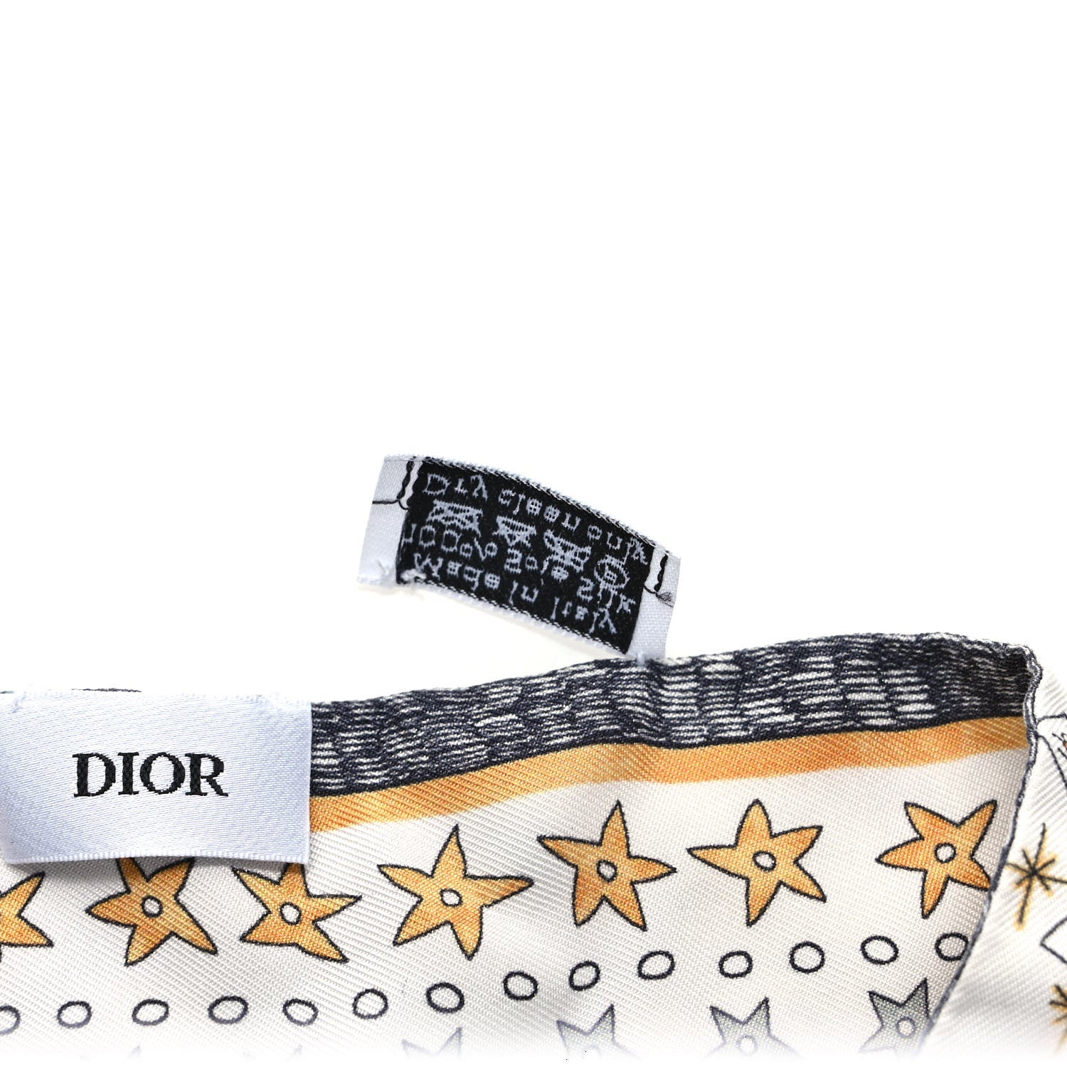 Christian Dior Silk L'Etoile Mitzah Scarf 4 of 4