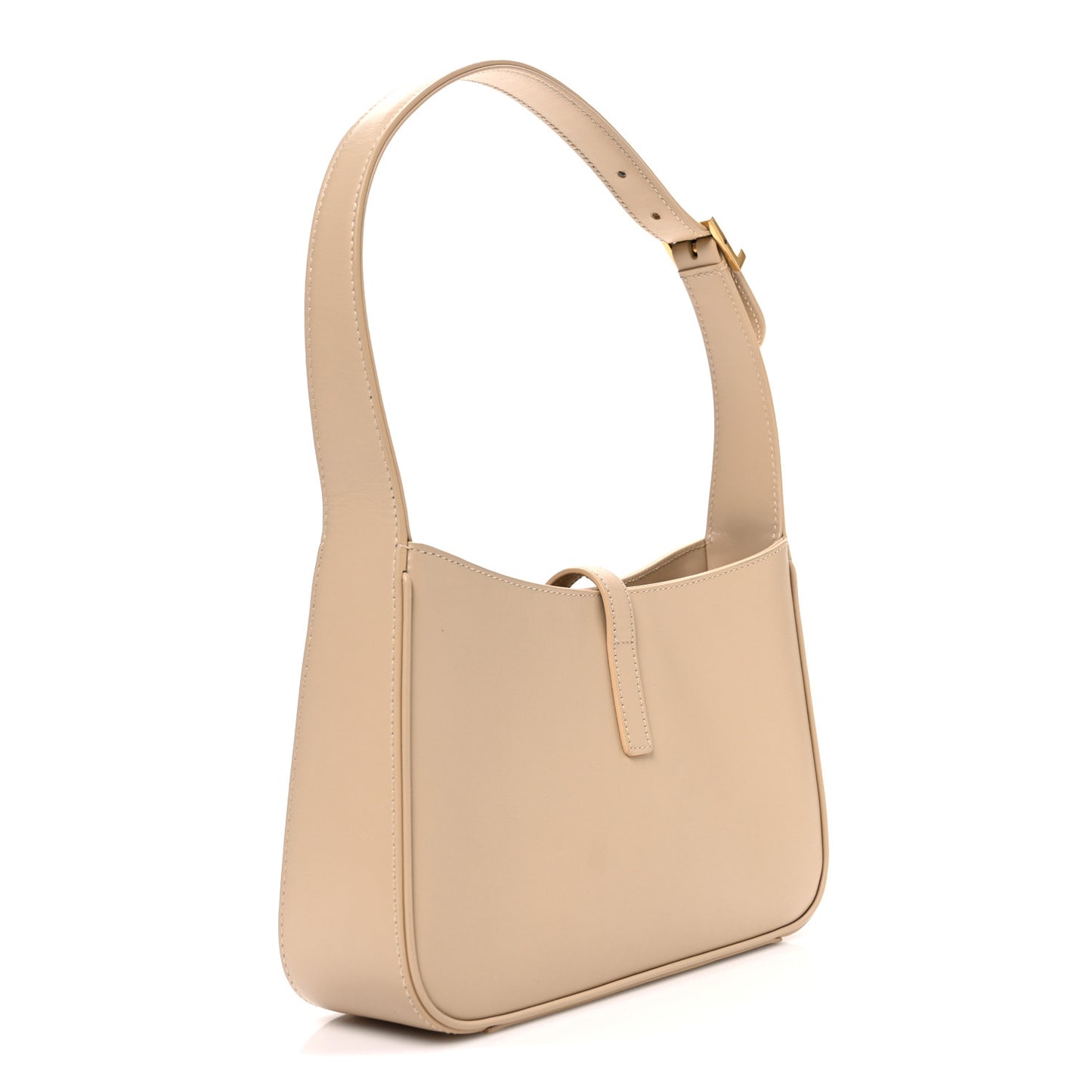 Smooth Calfskin Le 5 A 7 Hobo Dark Beige