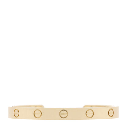 Cartier 18K Yellow Gold LOVE Cuff Bracelet 16 1 of 3