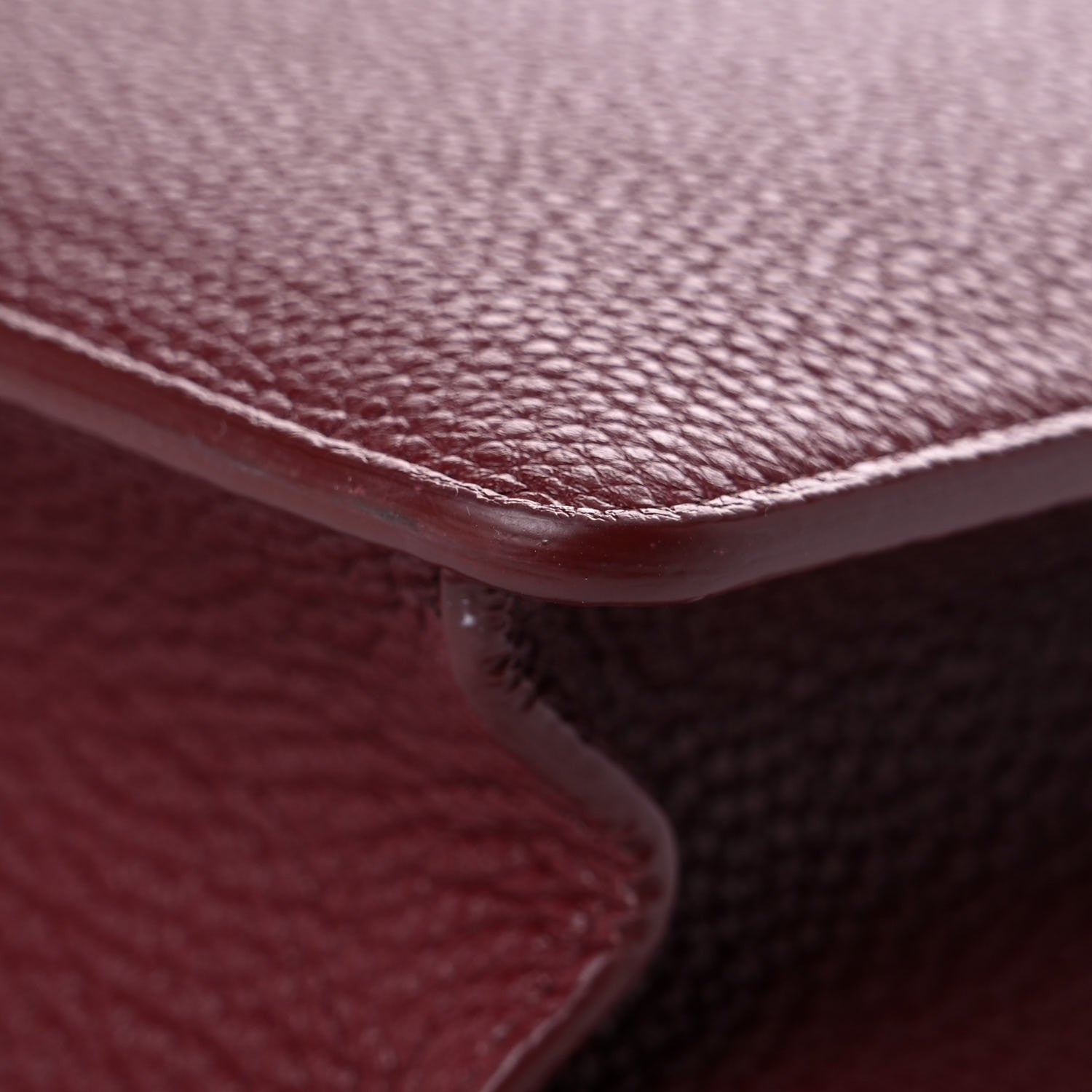 Christian Dior Grained Calfskin 30 Montaigne Flap Bag Red Brick 11 of 20