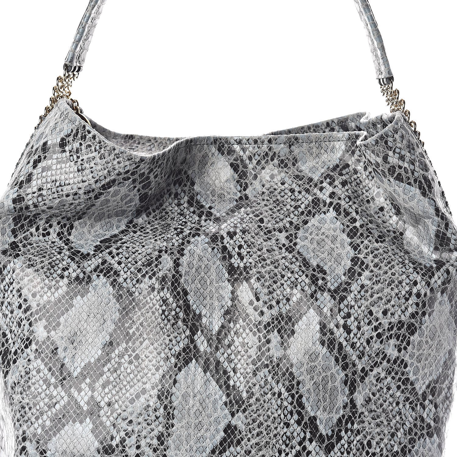 Stella McCartney Faux Python Bailey Boo Hobo Blue 7 of 9