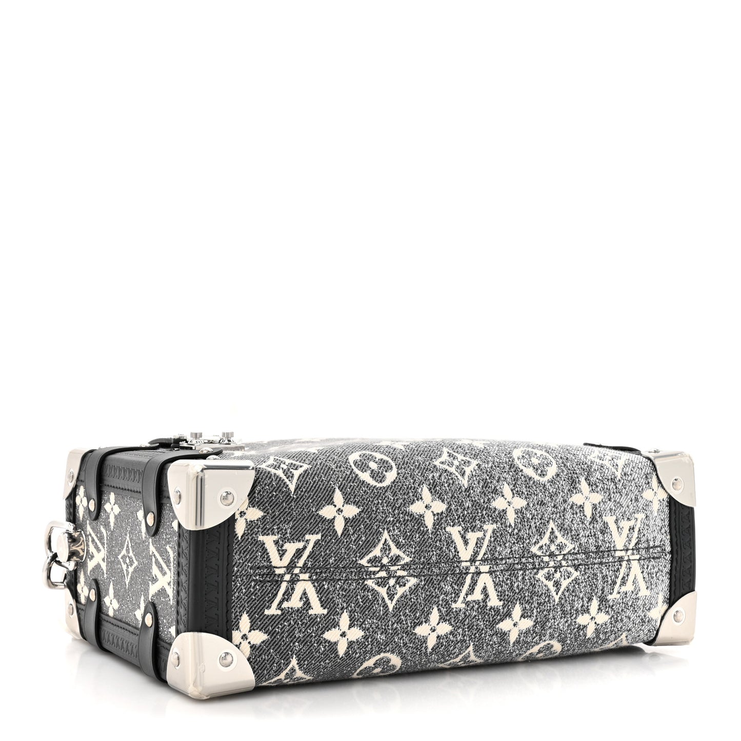 Monogram Jacquard Denim Side Trunk Grey