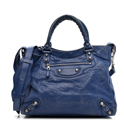 Balenciaga Agneau Giant 12 Silver Hardware Velo Bleu Glacier 1 of 21