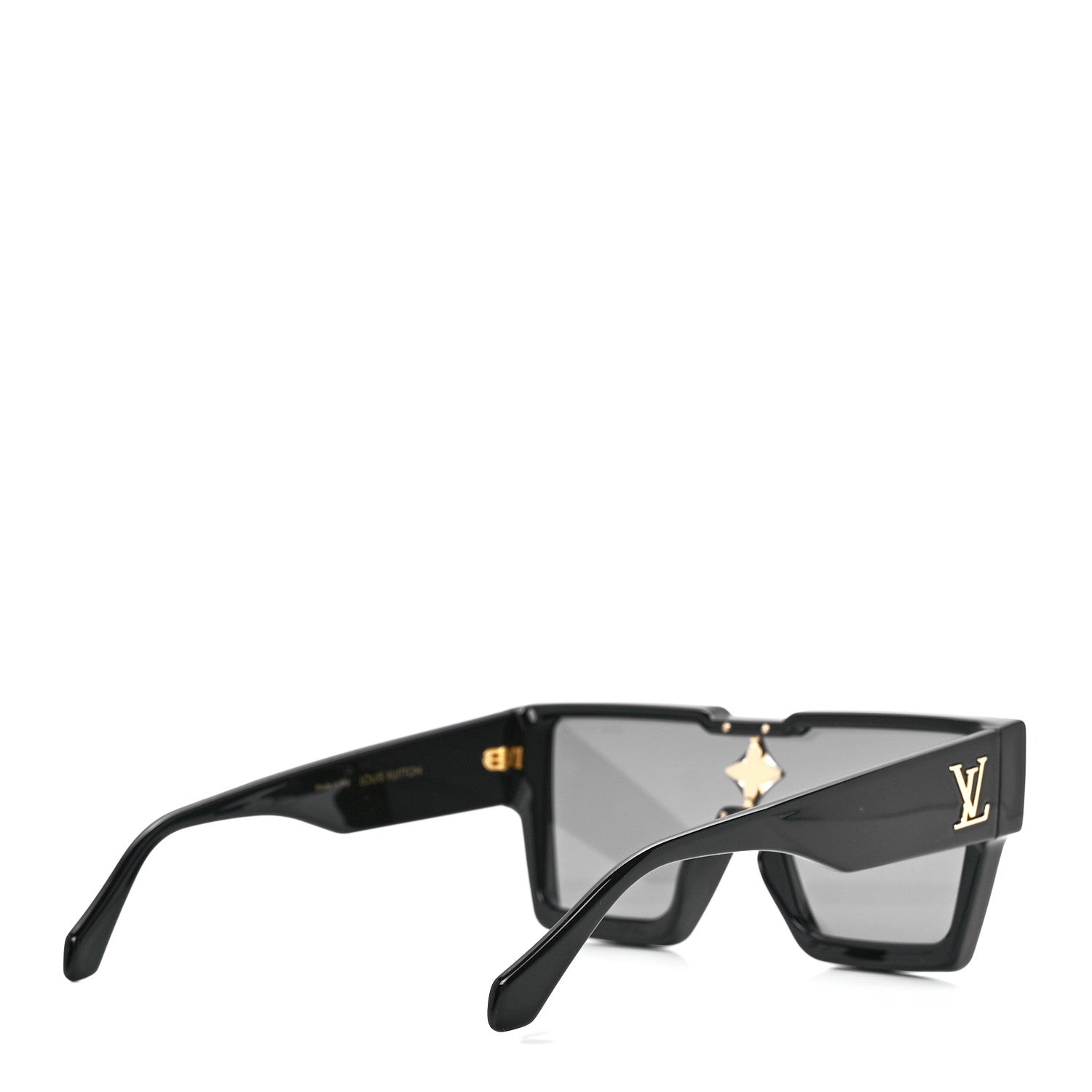 Louis Vuitton Acetate Swarovski Crystal Cyclone Sunglasses Z1578W Black 4 of 9