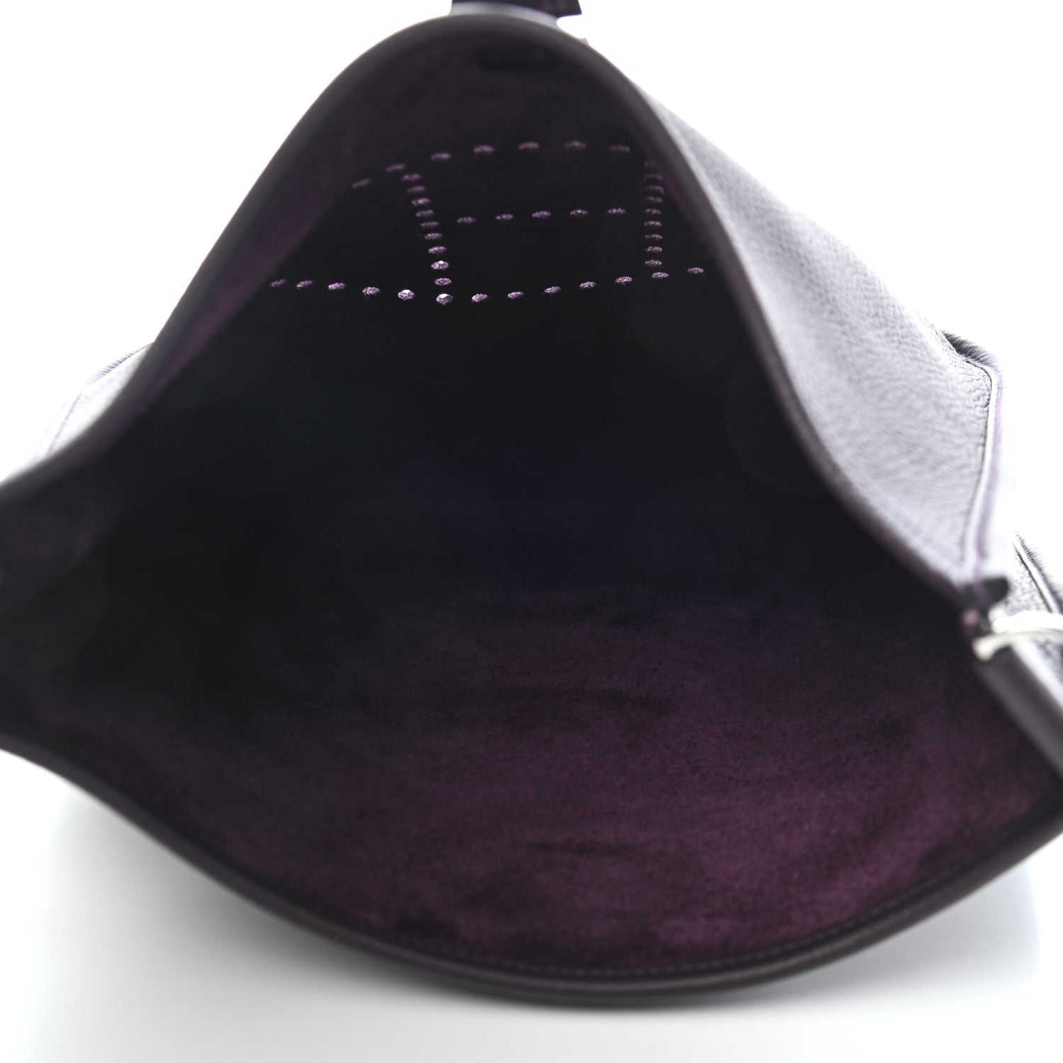 Hermes Taurillon Clemence Evelyne III PM Raisin 8 of 17