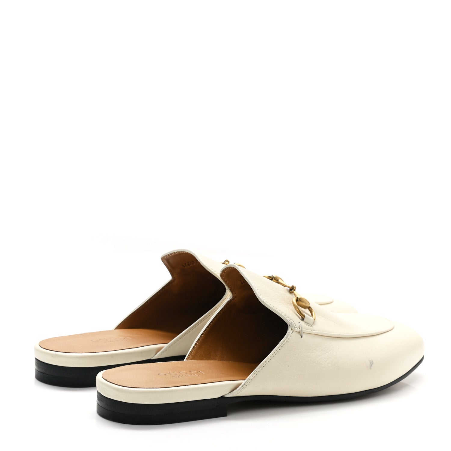 Gucci Malaga Kid Womens Princetown Slippers 37 Mystic White 4 of 11