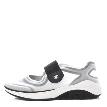 Chanel Mesh Lycra CC Sneakers 39.5 Black 1 of 7