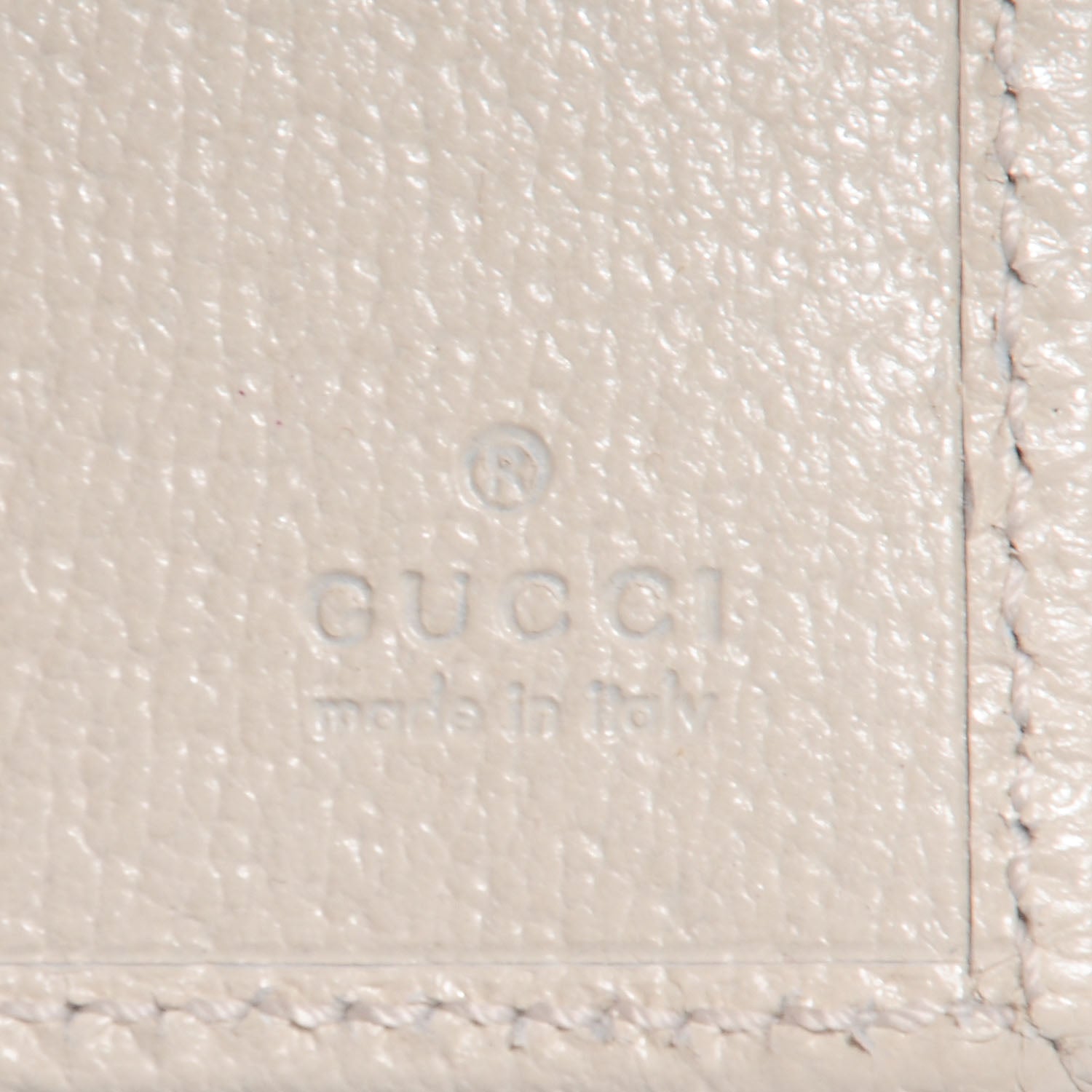 Gucci Monogram Calfskin Ladies Web Continental Wallet Beige Ebony Off White 7 of 8
