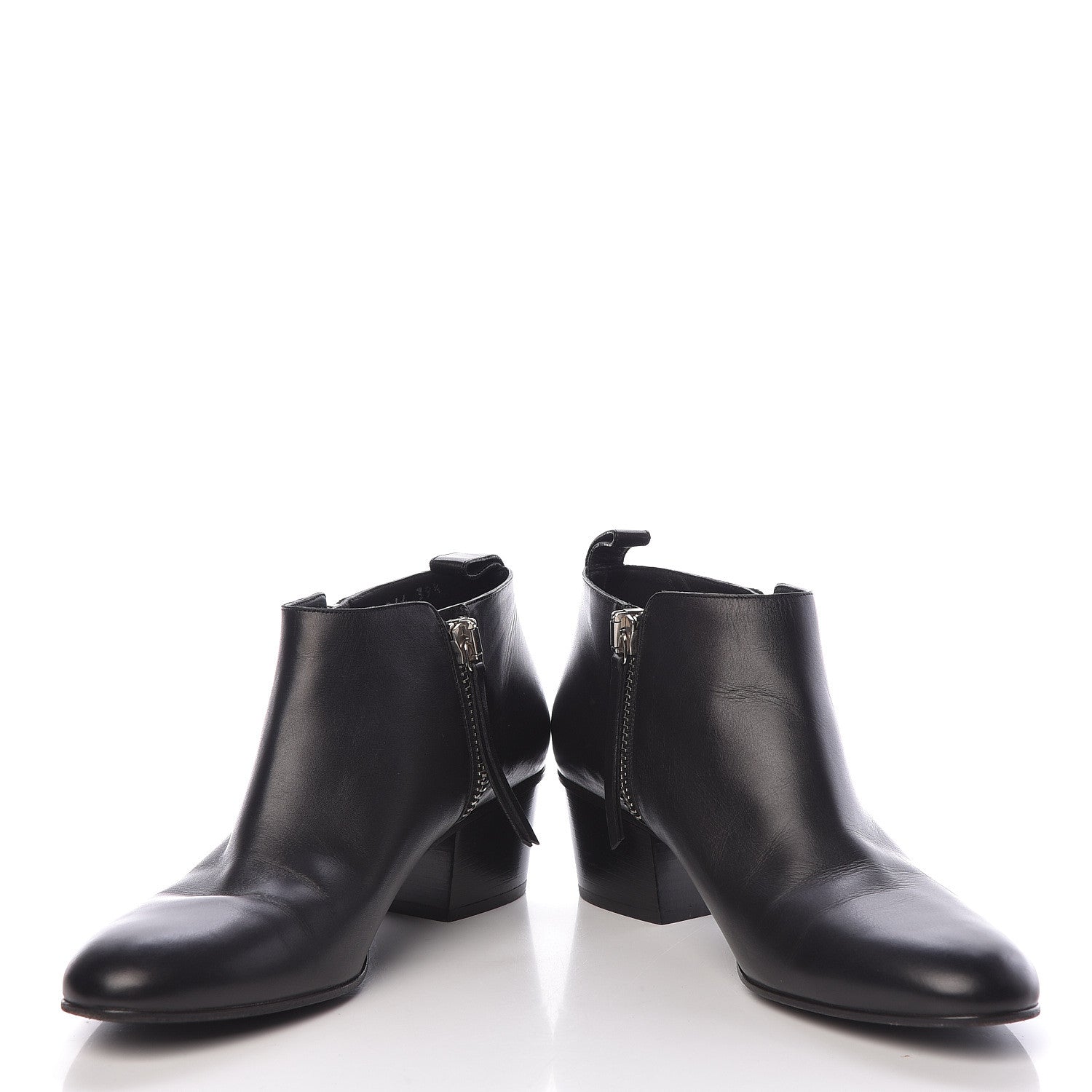 Gucci Kid Ankle Booties 39.5 Black 5 of 15