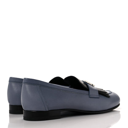 Hermes Goatskin Womens Royal Loafers 37 Multicolor 4 of 8