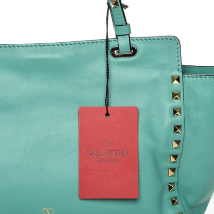 Valentino Garavani Vitello Small Rockstud Tote Colibri 7 of 7