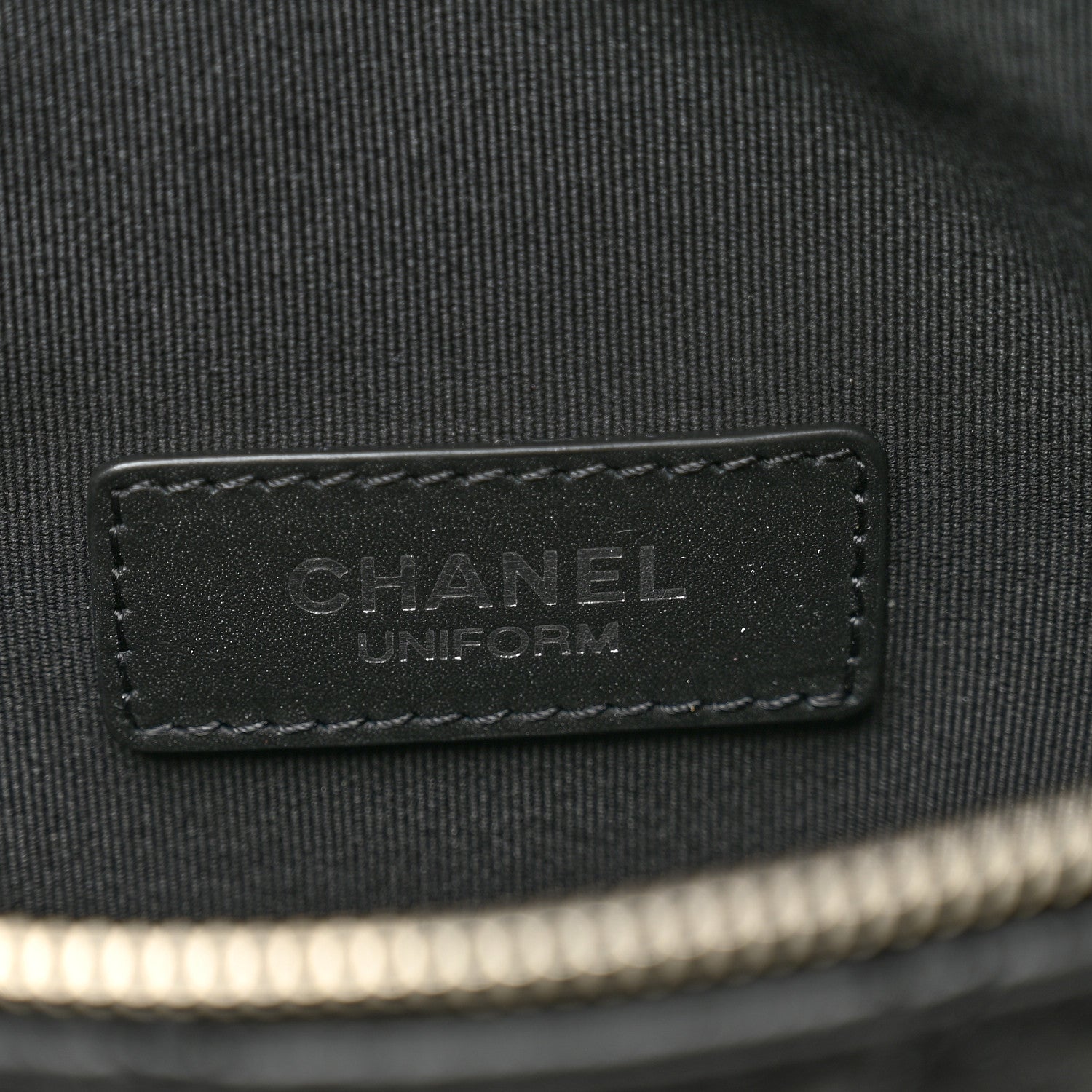 Chanel Calfskin Quilted Waist Belt Bag Black 6 of 10