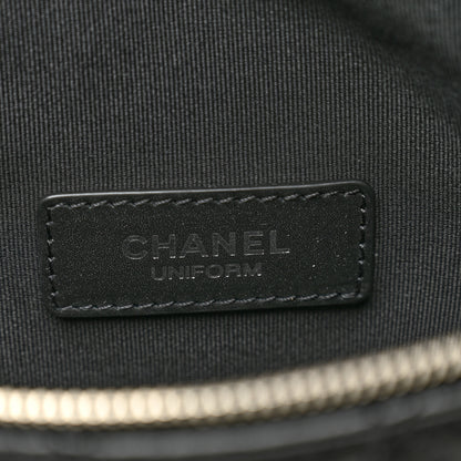 Chanel Calfskin Quilted Waist Belt Bag Black 6 of 10