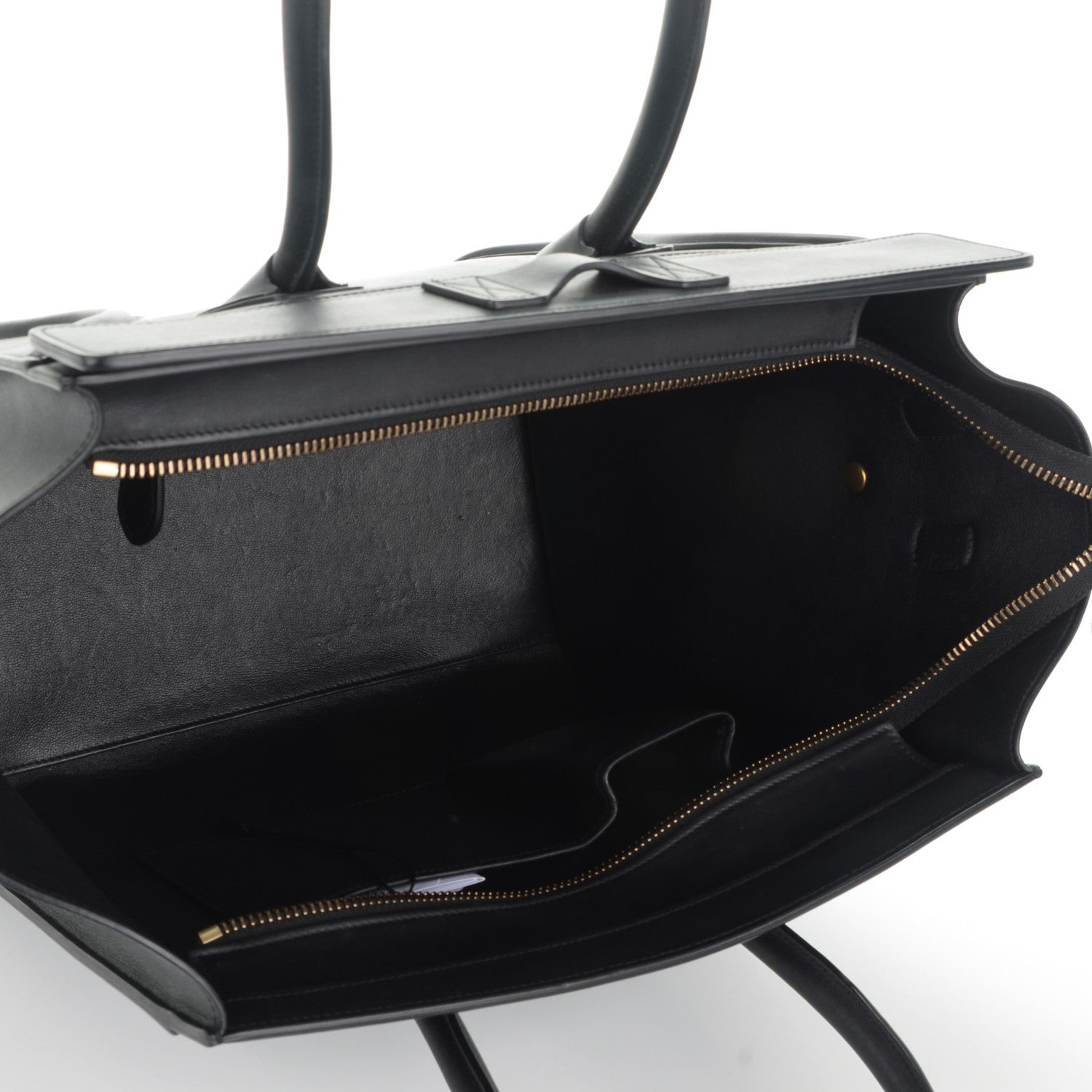 Celine Smooth Calfskin Mini Luggage Black 5 of 6