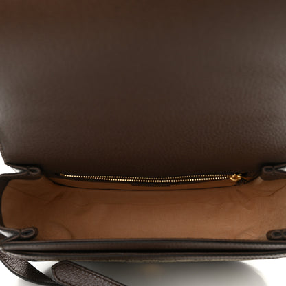 Gucci GG Supreme Monogram Web Small Ophidia Flap Messenger Bag Brown 5 of 10