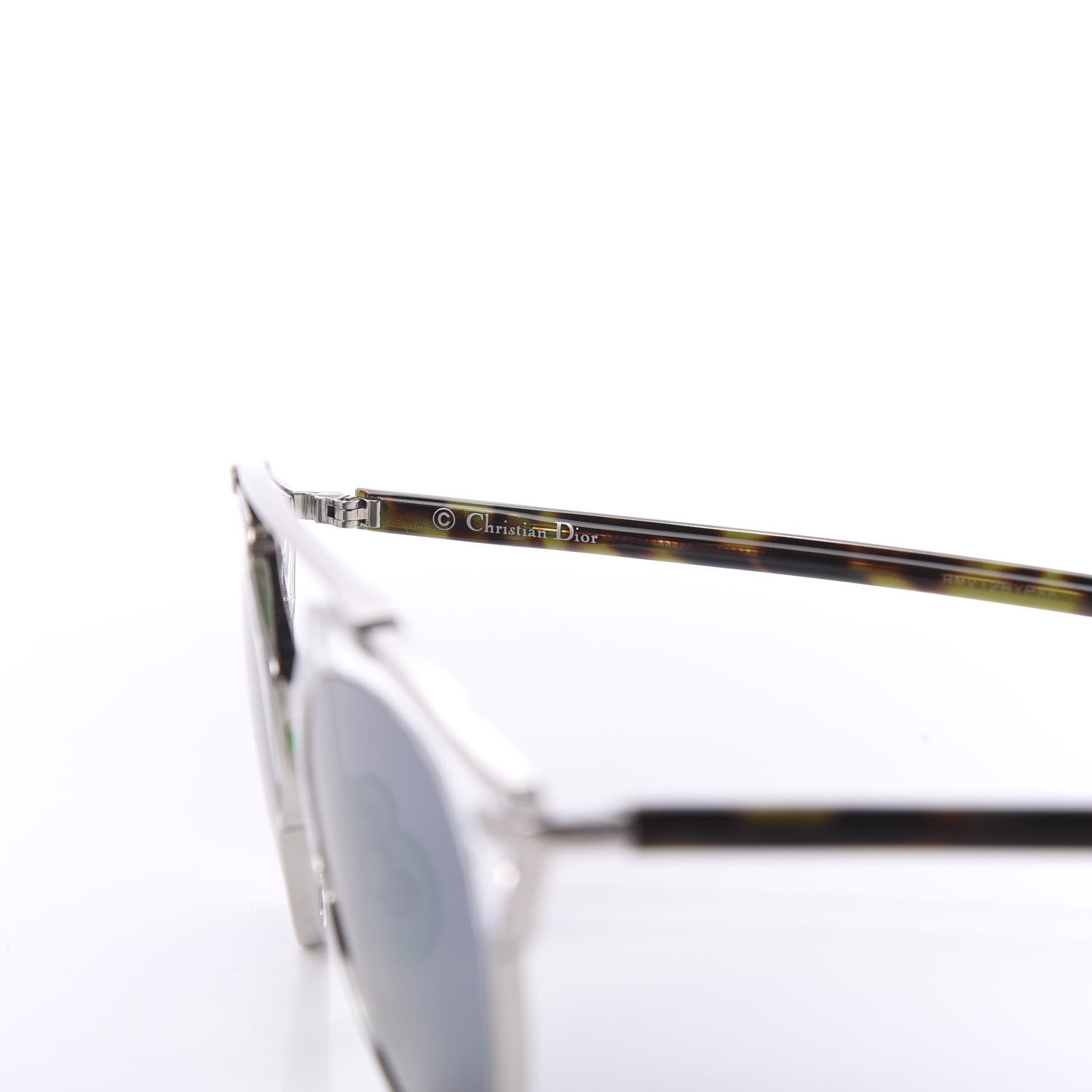Christian Dior So Real Sunglasses Silver Tortoise 5 of 10