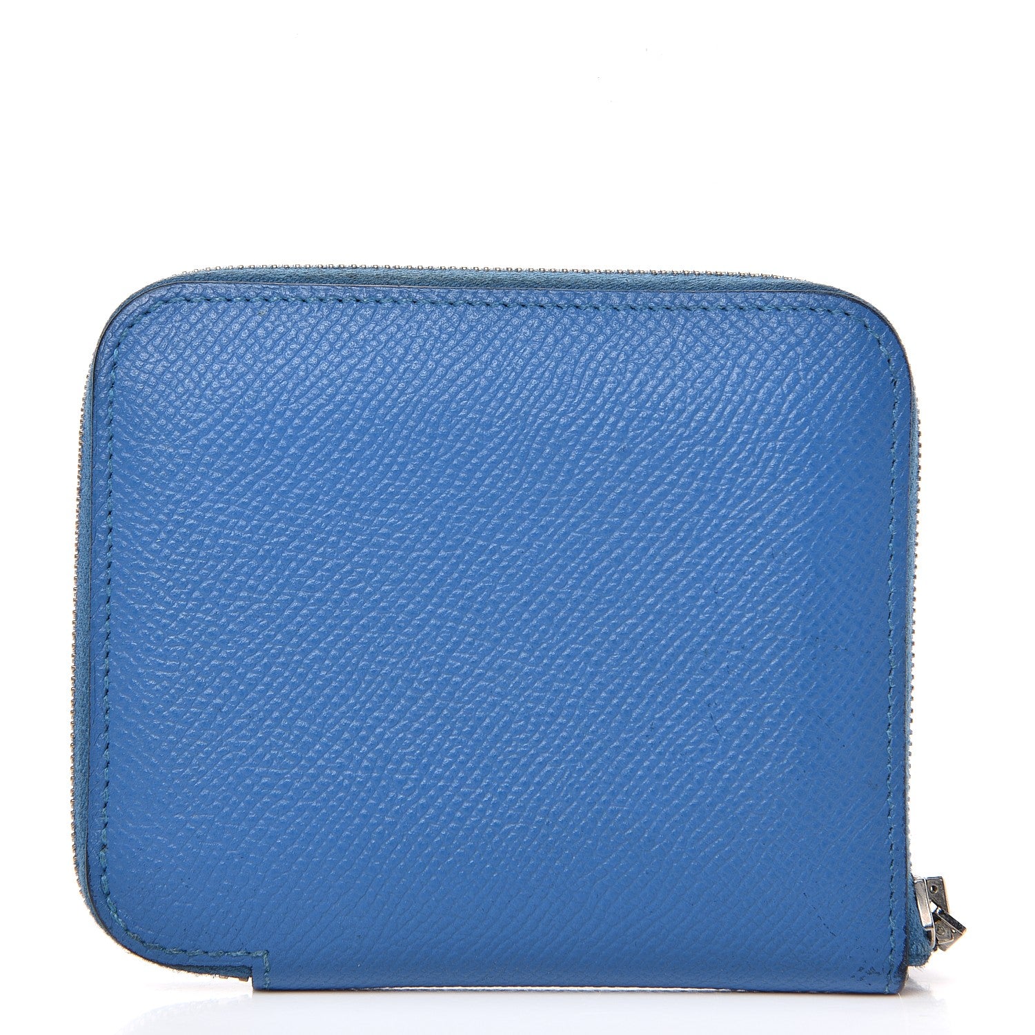 Hermes Epsom Silk'In Compact Wallet Mykonos Rouge Vif 1 of 10