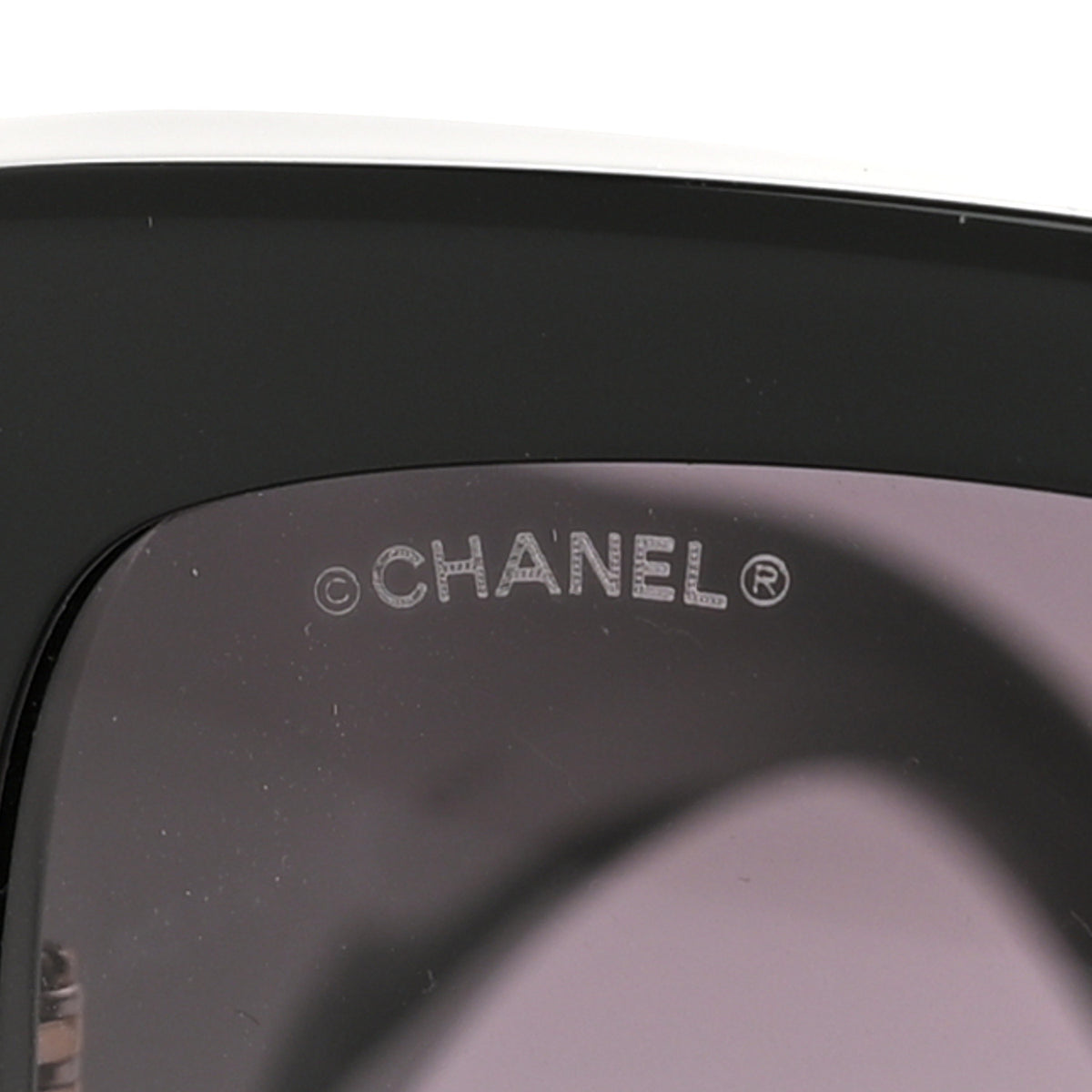 Acetate Rectangle Sunglasses 5435-A Black