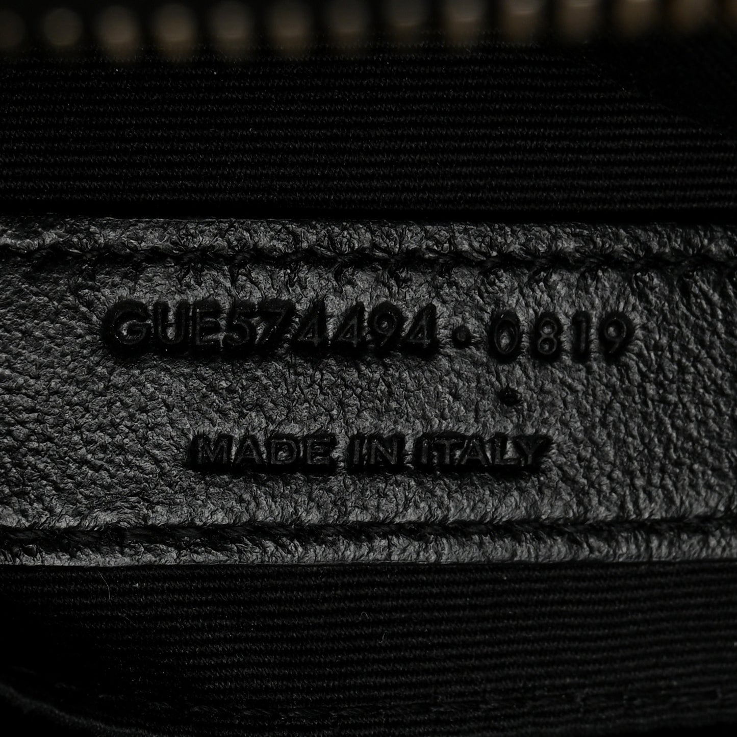 Calfskin Matelasse Monogram Lou Camera Bag Black