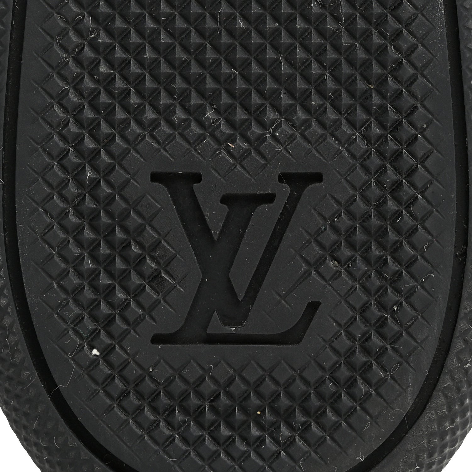 Louis Vuitton Calfskin Suede Postmark Wedge Sneakers 37.5 Black 8 of 9