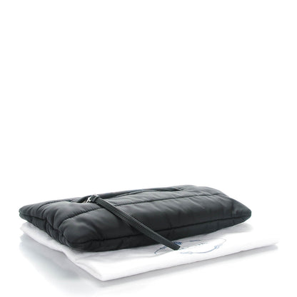 Prada Tessuto Nylon Bomber Clutch Nero Black 4 of 7