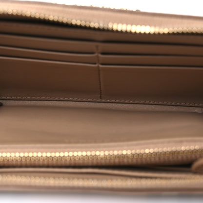 Burberry Haymarket Check Large Ziggy Zip Around Wallet Beige 5 of 16