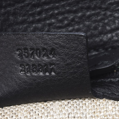 Gucci Calf Hair Calfskin Zebra Print Medium Marrakech Flap Messenger Bag Black 6 of 10