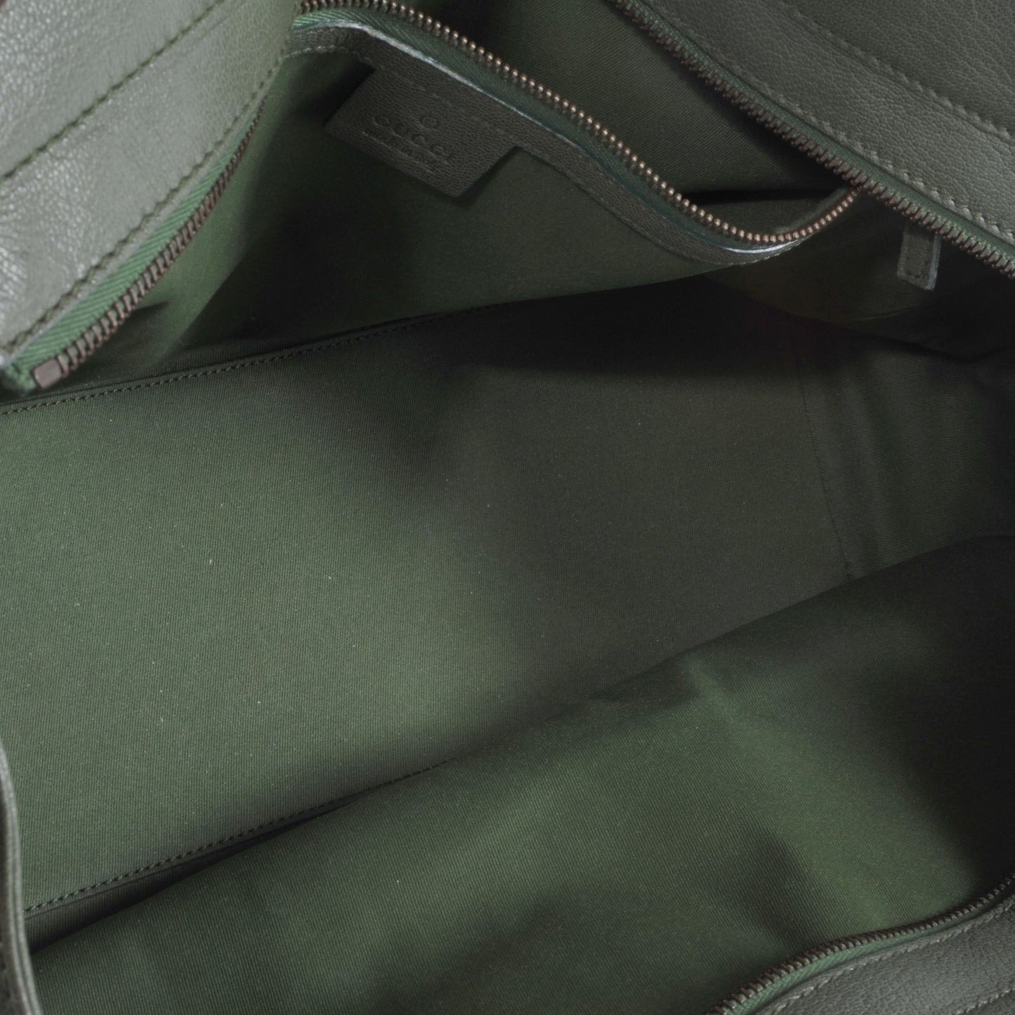 Leather Blondie Satchel Green